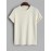 Men's Plain Color Bubble Jacquard Textured Short Sleeves T-shirt