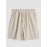 Solid Color Drawstring Corduroy Shorts