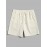 Geometric Retro Jacquard Textured Drawstring Shorts